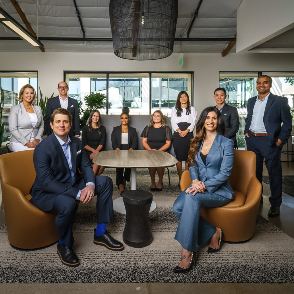 Bianchi and Brandt Law FIrm Phoenix team portrait by Photo Fusion Studio - Phoenix's Premier Photography Studio in Phoenix AZ