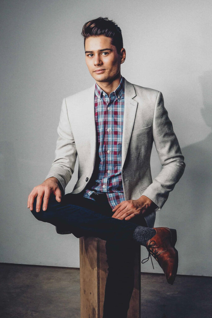 Hairstylist Maxwell Jarvis Personal Branding Photography by Photo Fusion Studio