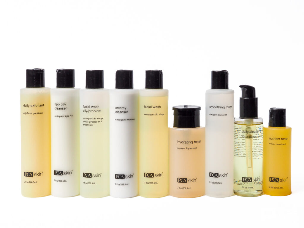 PCA Skin Product photography services in phoenix by photo fusion studio